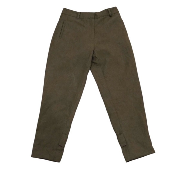 Sayakdavis Pants Size 2 Olive Green High Rise Trousers - Picture 1 of 9